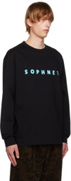 SOPHNET. Black Classic Long Sleeve T-Shirt