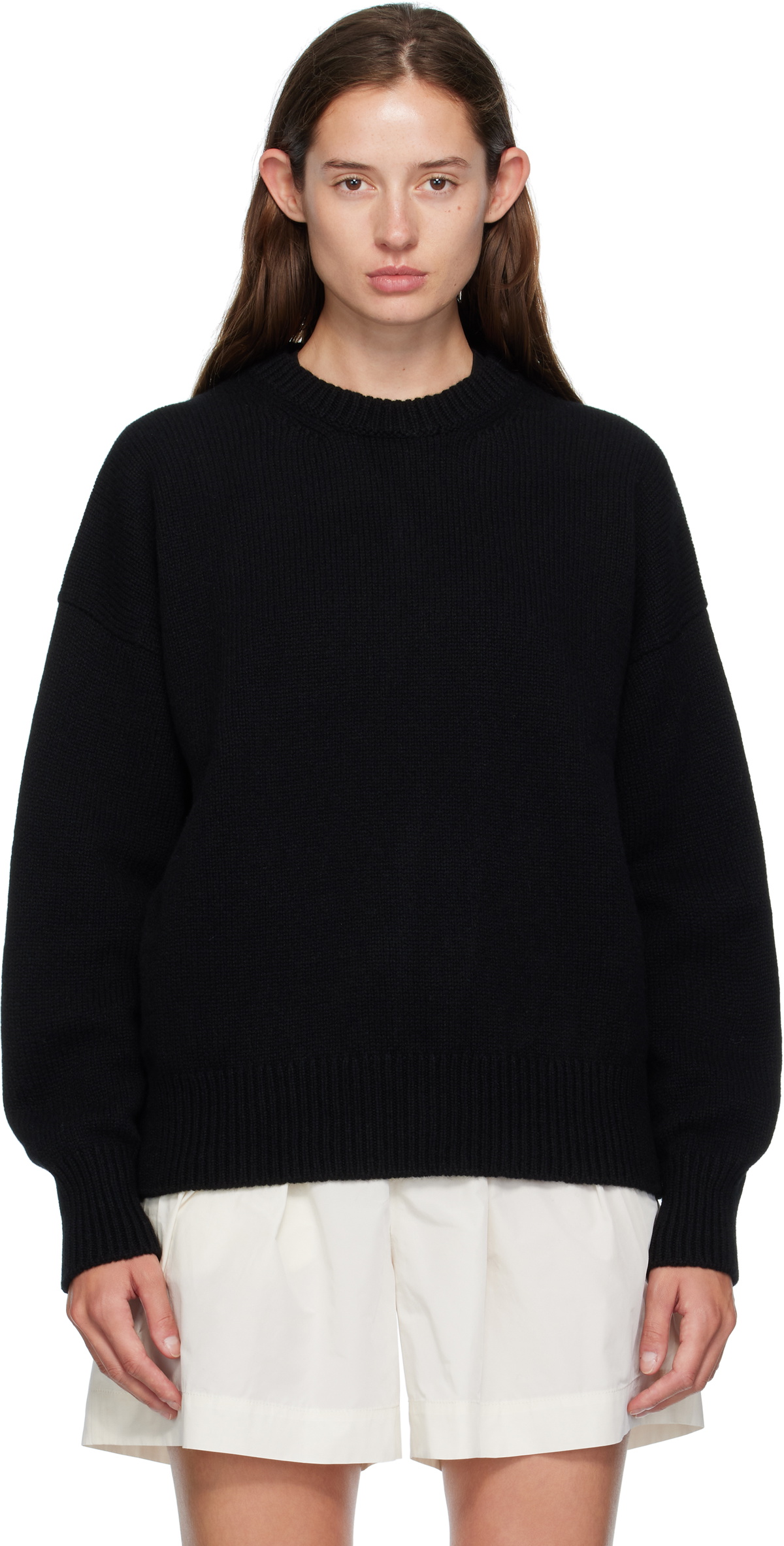 &Daughter Black Balla Crewneck Sweater