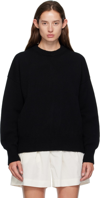 Photo: &Daughter Black Balla Crewneck Sweater