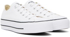 Converse White Chuck Taylor All Star Lift Low Top Sneakers