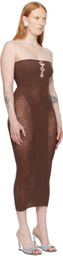 Poster Girl Brown Midi Dress