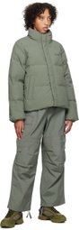 Carhartt Work In Progress Green Yanie Down Jacket