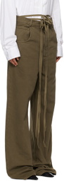 Ann Demeulemeester Green Polly 5 Pocket High-Comfort Jeans