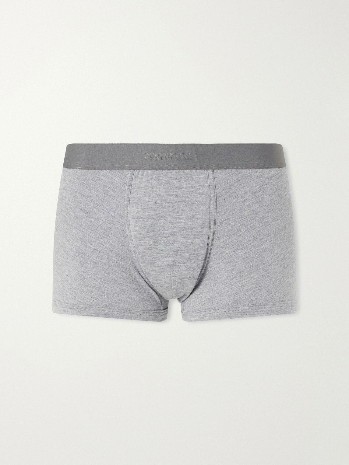 Zimmerli - Cozy Comfort Stretch Modal-Blend Boxer Briefs - Gray