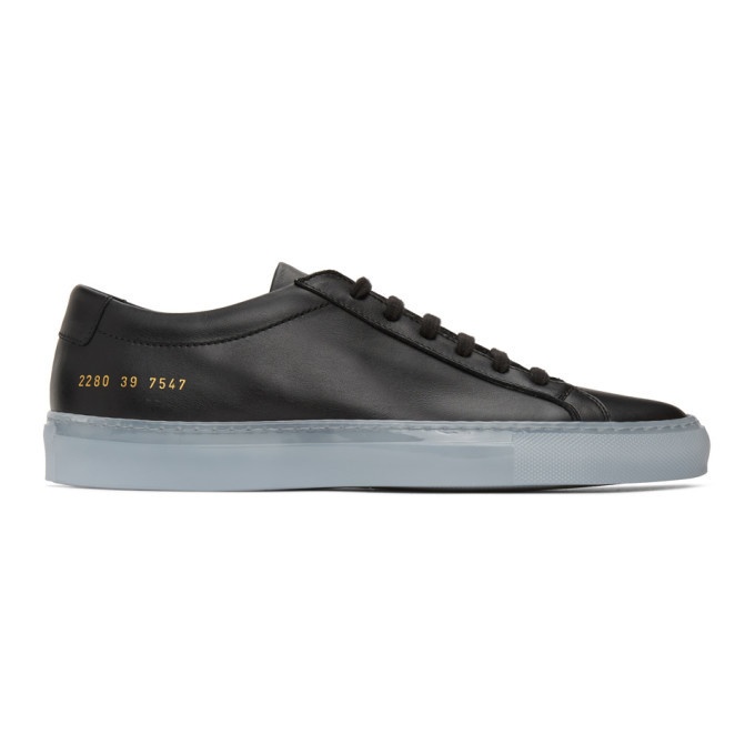 Photo: Common Projects Black Ice Sole Achilles Low Sneakers