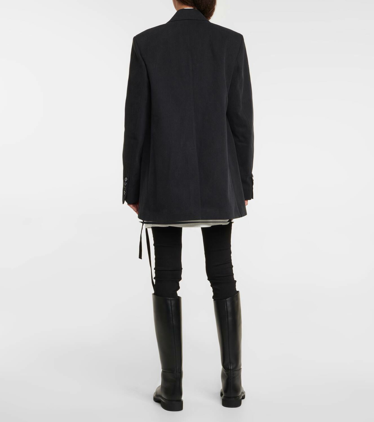 Ann Demeulemeester Agnes cotton twill blazer