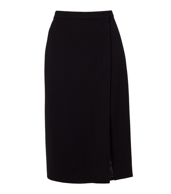 Photo: Mugler High-rise wrap skirt
