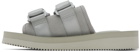 Suicoke Gray Moto-VS Sandals
