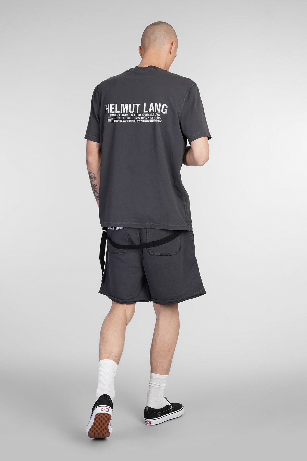 Helmut Lang T-shirt In Grey Cotton Helmut Lang
