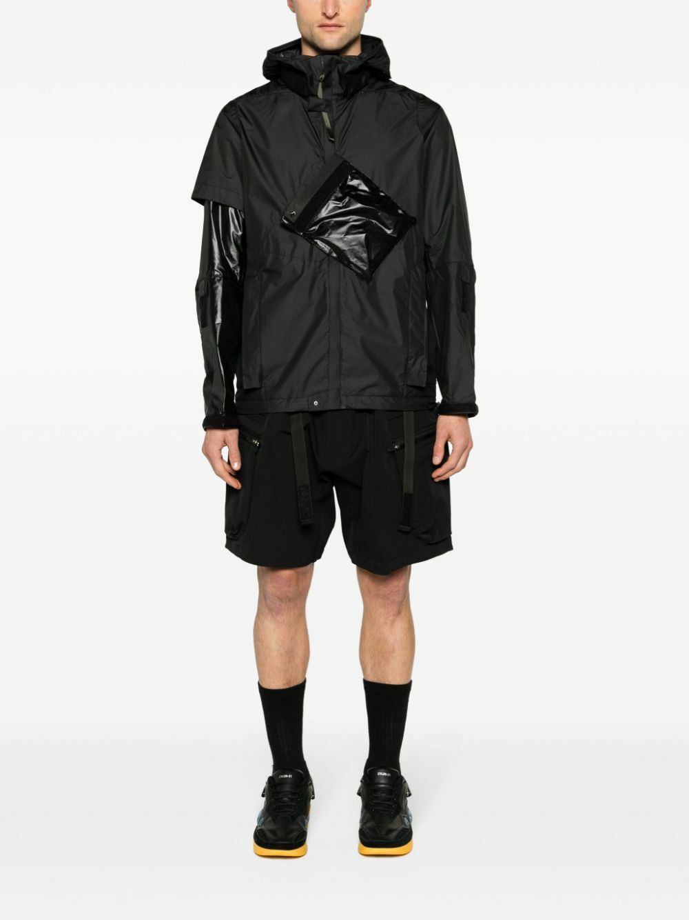 ACRONYM Black J36-WS Hooded Windbreaker