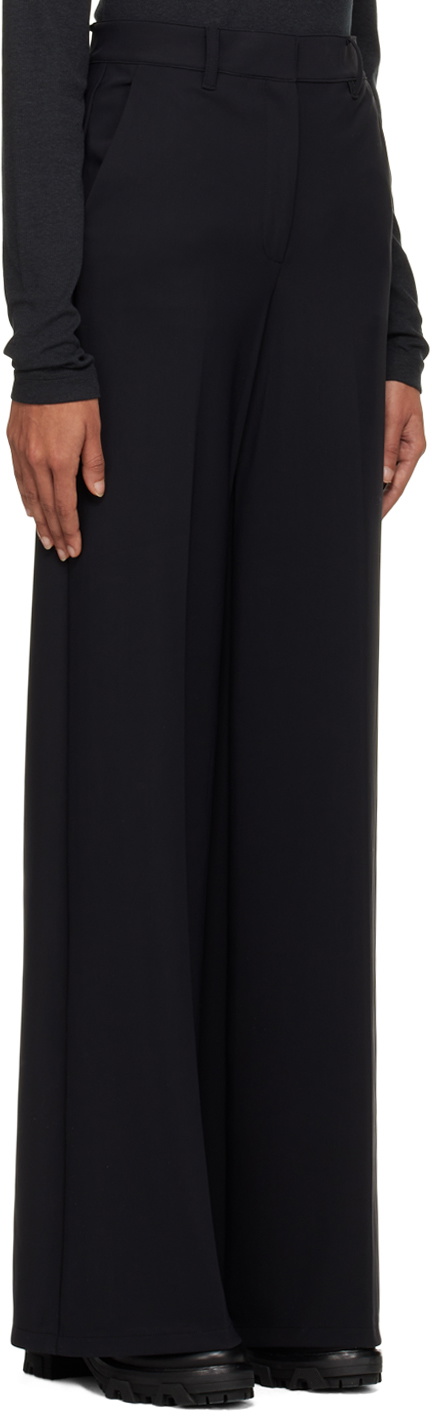 Theory Black Wide-Leg Trousers