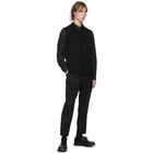 Comme des Garcons Homme Deux Black Wool Gabardine Trousers