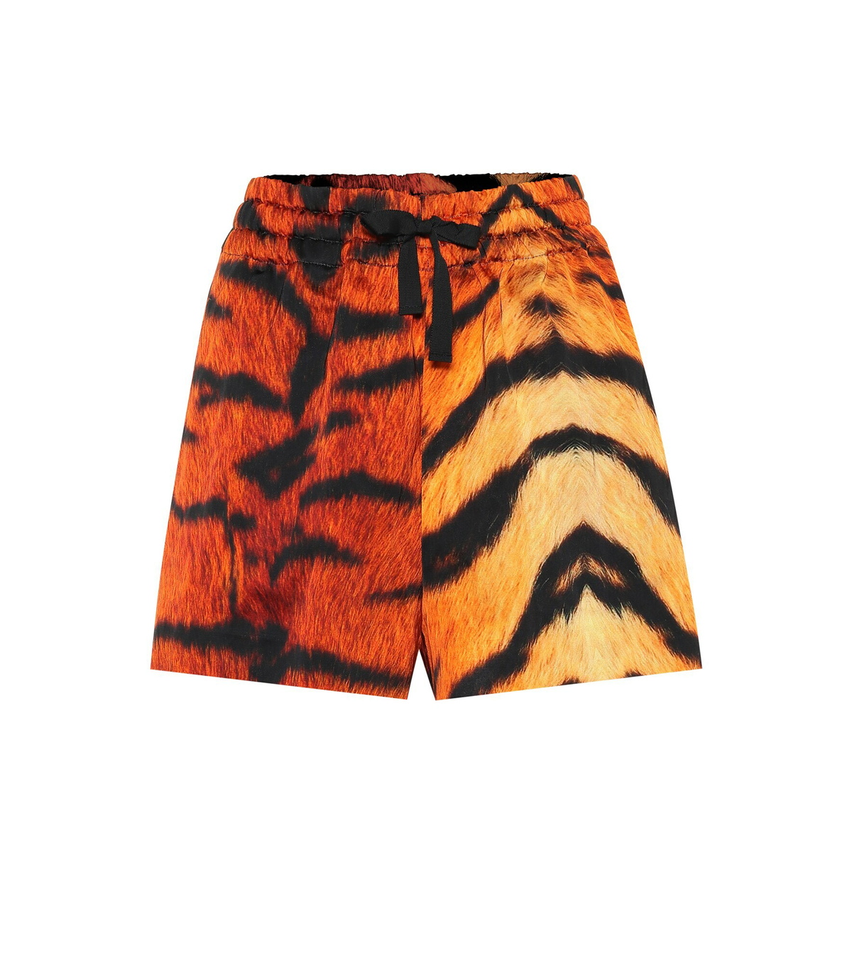 Dries Van Noten - Tiger-print drawstring shorts Dries Van Noten