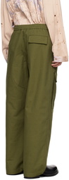 Acne Studios Khaki Embroidered Cargo Pants