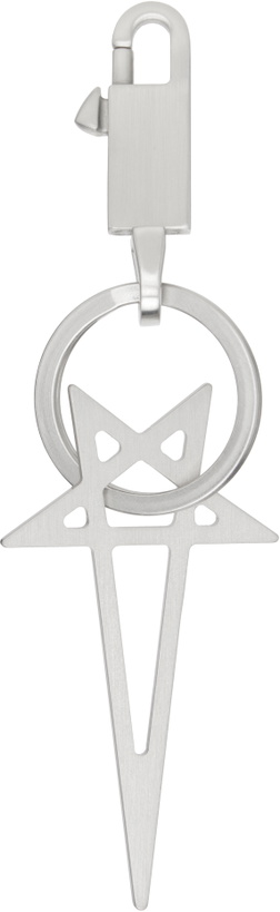 Photo: Rick Owens Silver Hollywood Pentagram Keychain