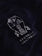 Brunello Cucinelli - Cotton-Terry Bathrobe - Blue