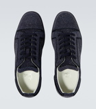 Christian Louboutin - Louis Junior embellished leather sneakers