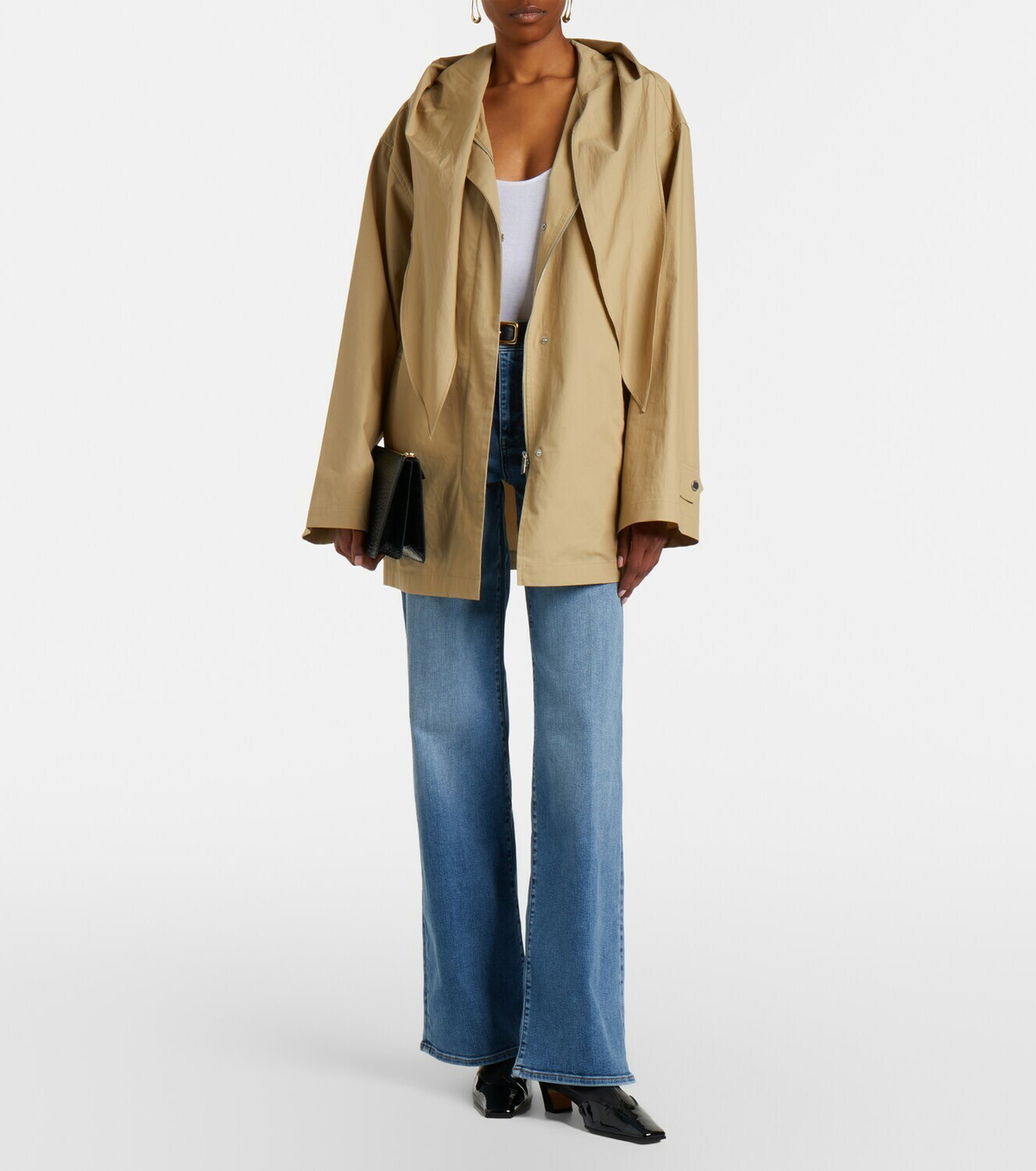 Frame Le Slim Palazzo Long wide-leg jeans