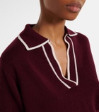 Jardin des Orangers Wool and cashmere polo sweater