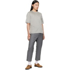Thom Browne Gray Jersey Ottoman 4-Bar T-Shirt