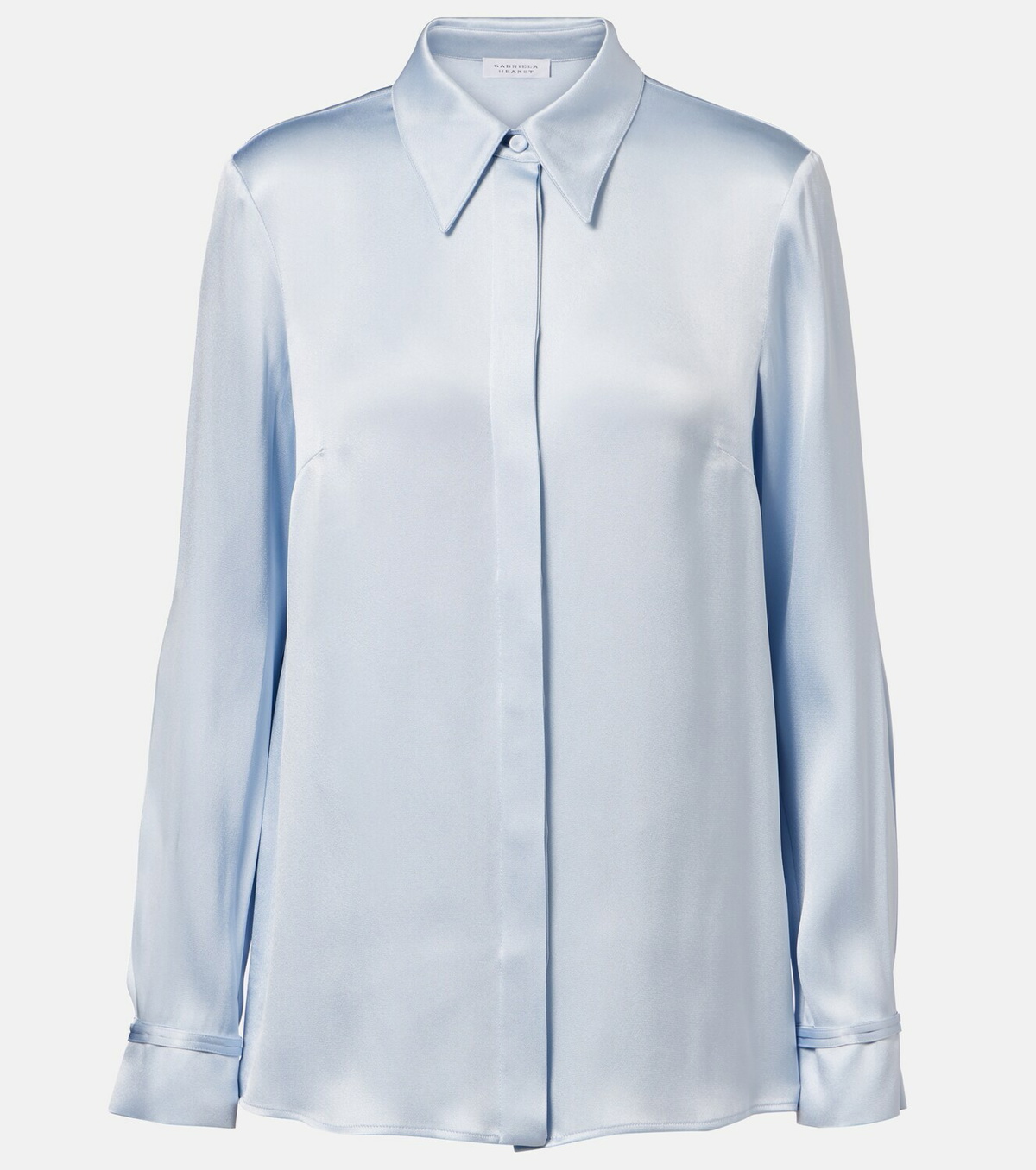 Gabriela Hearst Cruz silk satin shirt