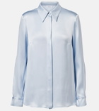Gabriela Hearst Cruz silk satin shirt