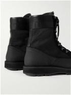 Belstaff - Stormproof Leather, Suede and Mesh Boots - Black