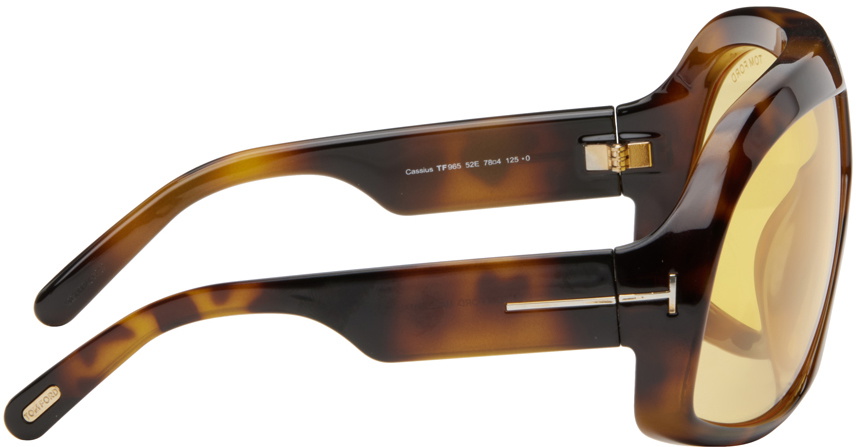TOM FORD Brown Cassius Sunglasses TOM FORD display picture 1