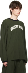 UNDERCOVER Khaki Appliqué Long Sleeve T-Shirt