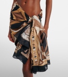 Pucci Labirinto cotton beach cover-up