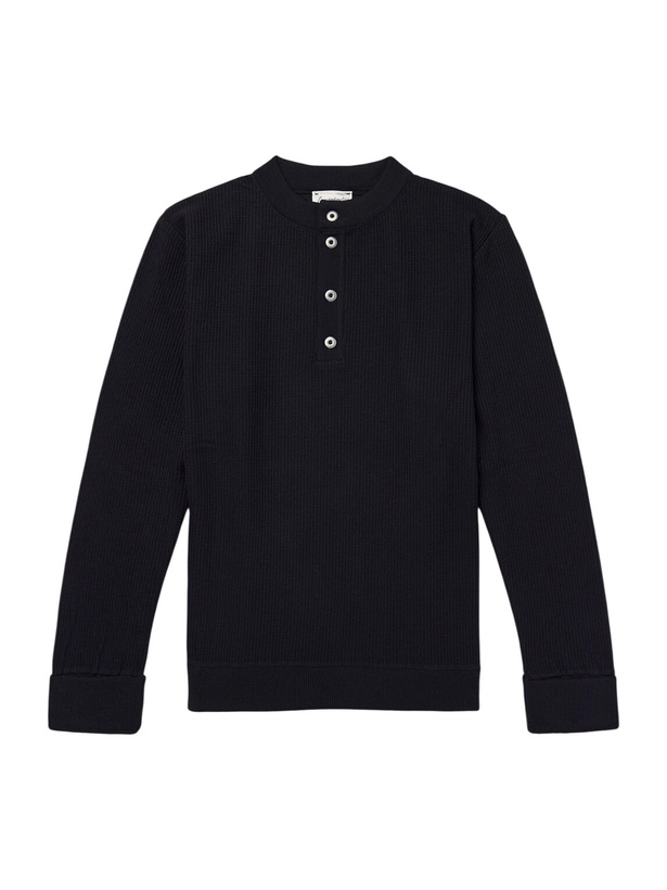 Photo: S.N.S. Herning - Stamina Ribbed Wool Sweater - Blue