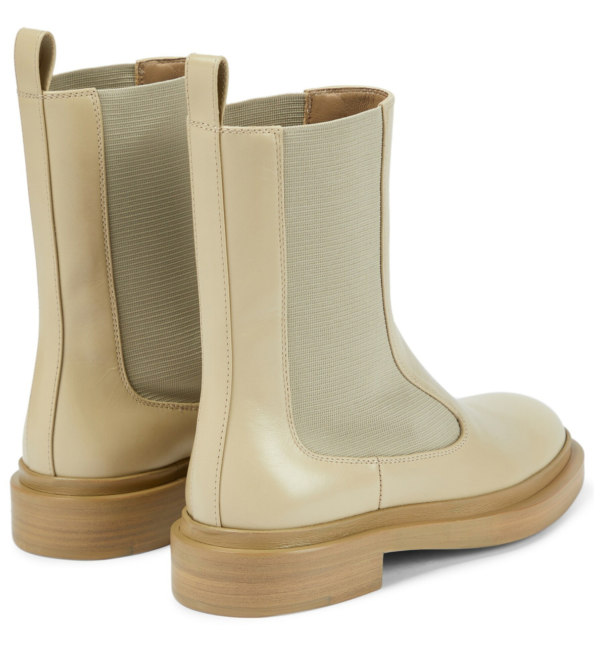 jil sander leather ankle boots