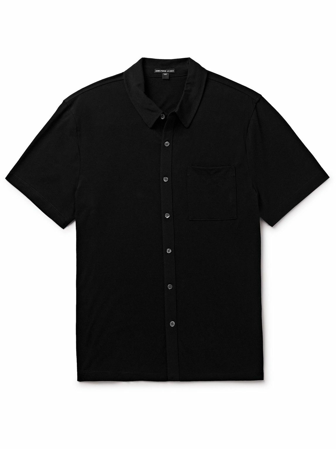 James Perse - Slim-Fit Cotton Shirt - Black James Perse