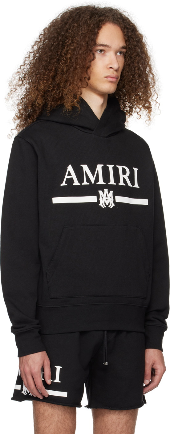 Black outlet amiri hoodie