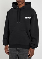Mki Miyuki Zoku Stack Hooded Cotton-blend Sweatshirt Black