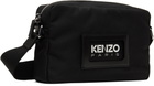 Kenzo Black Kenzo Paris 'Kenzography' Strap Bag