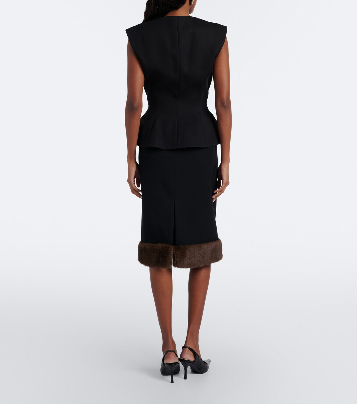 Magda Butrym Wool midi skirt