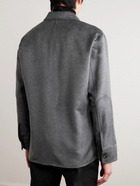 Gabriela Hearst - Lucas Silk Overshirt - Gray