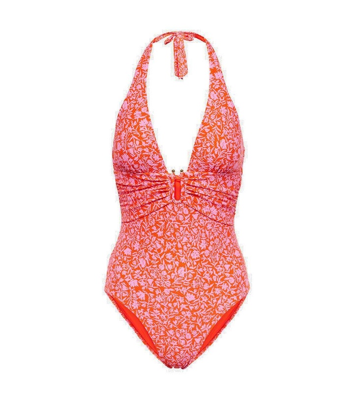 Photo: Heidi Klein Limpopo floral halterneck swimsuit