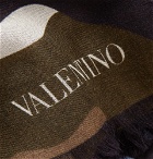 Valentino - Camouflage-Print Modal and Cashmere-Blend Scarf - Men - Multi