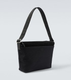Loewe Flex Medium canvas and suede messenger bag