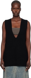 Rick Owens Black Concordians V Tank Top
