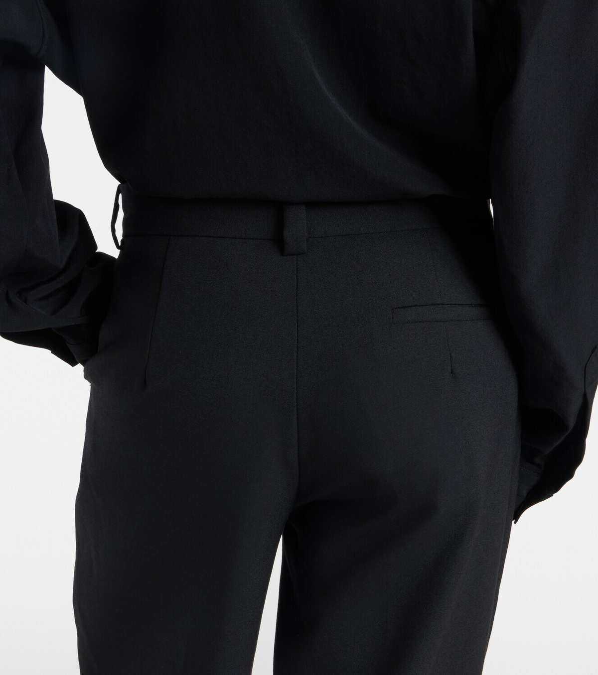 Calvin Klein Collection Simone wool wide-leg pants