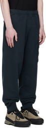 Stone Island Navy 6200003 Brushed Organic Cotton Fleece Sweatpants
