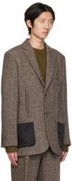 Acne Studios Gray Single-Breasted Blazer