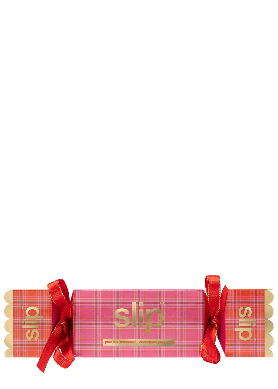 Slip Pure Silk Assorted Scrunchie Cracker - Scarlet