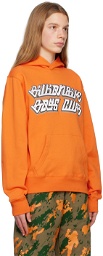 Billionaire Boys Club Orange Cursive Logo Hoodie