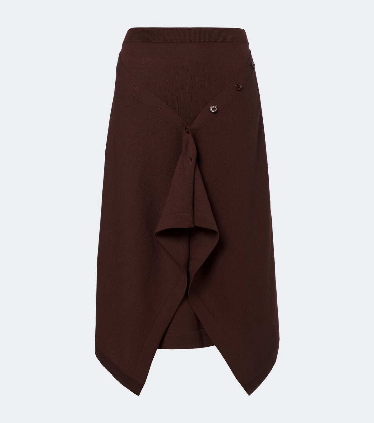 Lemaire Wool-blend midi skirt
