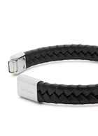 Paul Smith Braided Leather Bracelet - Black - One Size