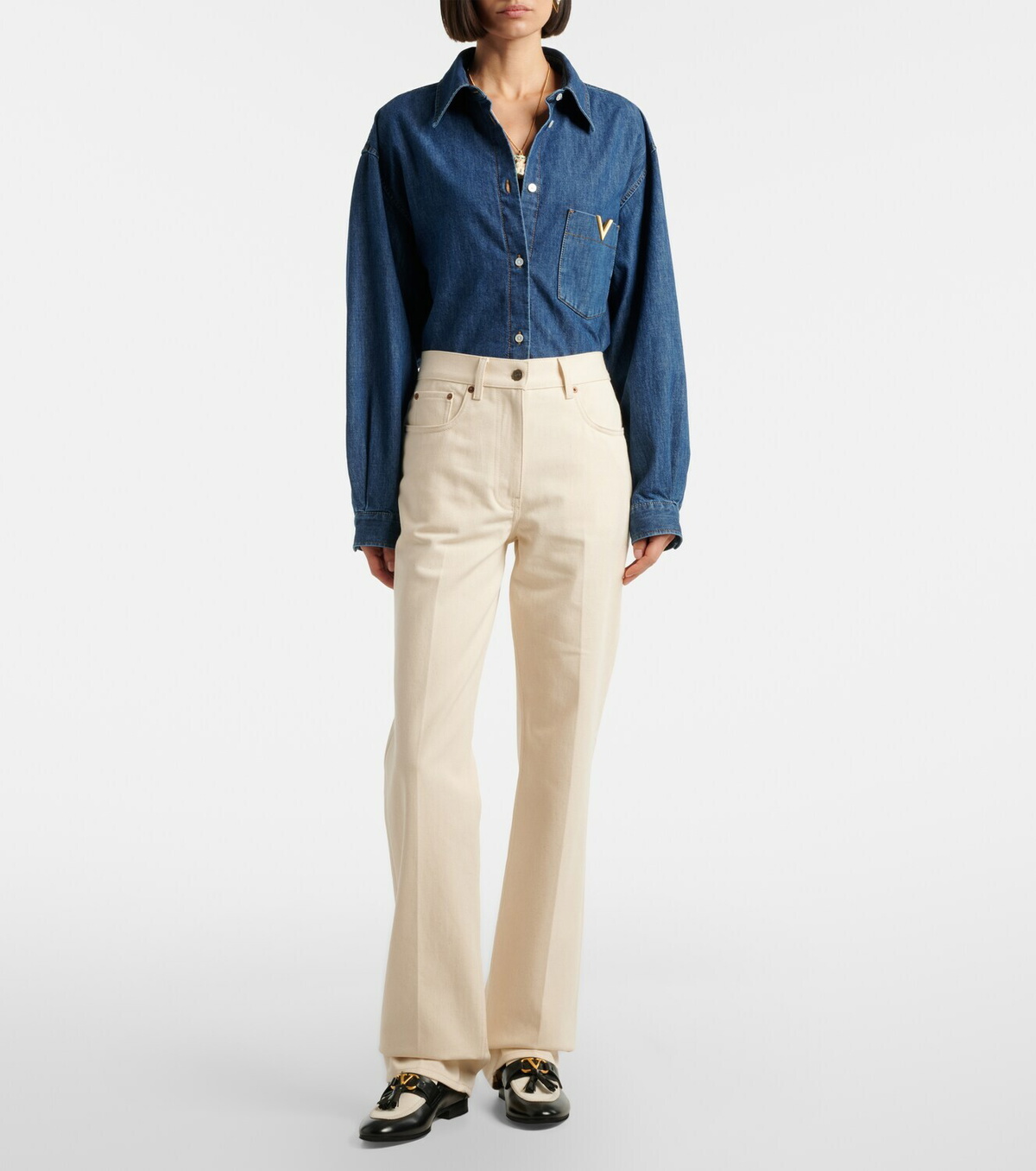 Valentino VGold straight jeans